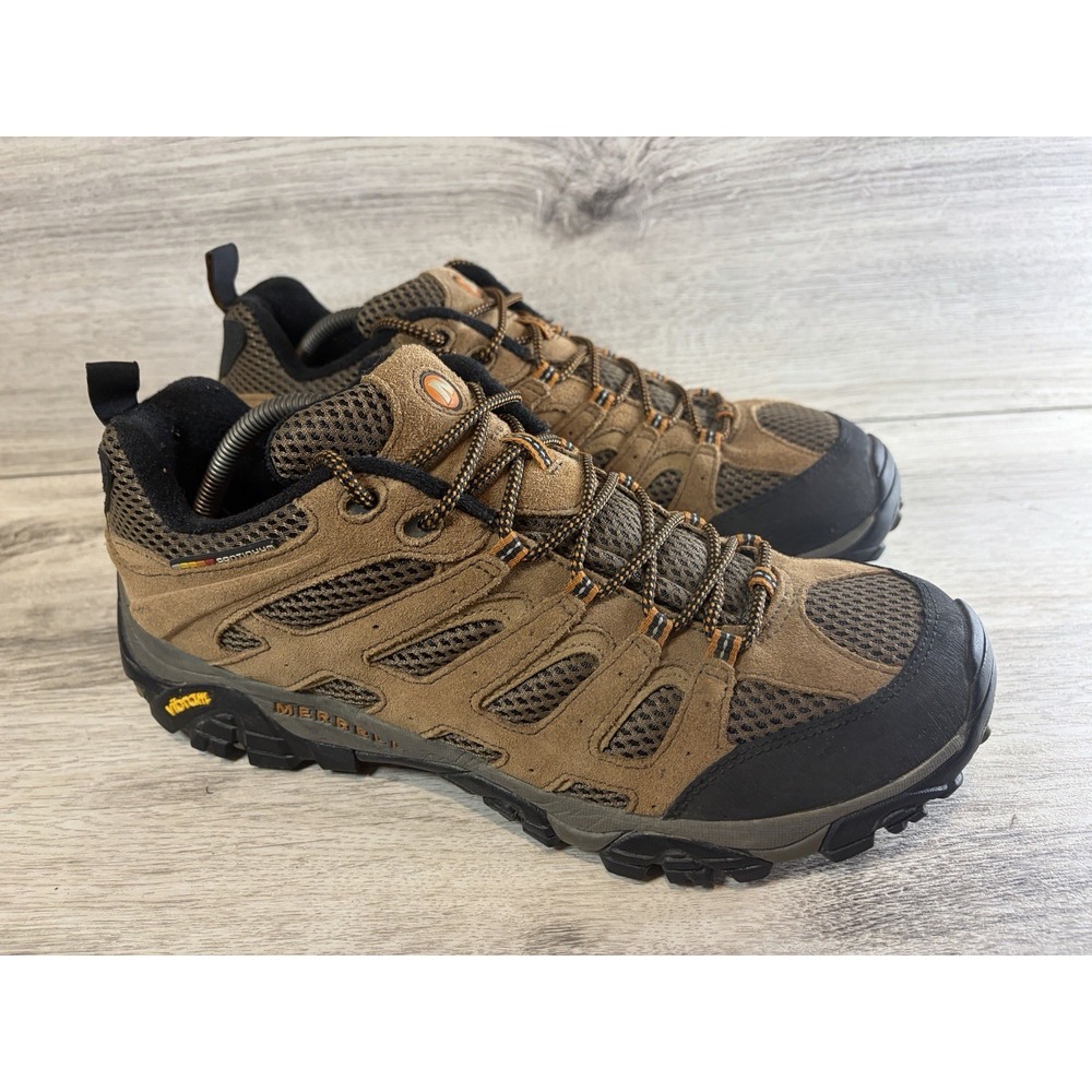 Merrell Moab Mens 12 Vibram Outdoor Hiking Shoes Continuum Earth Brown J87729